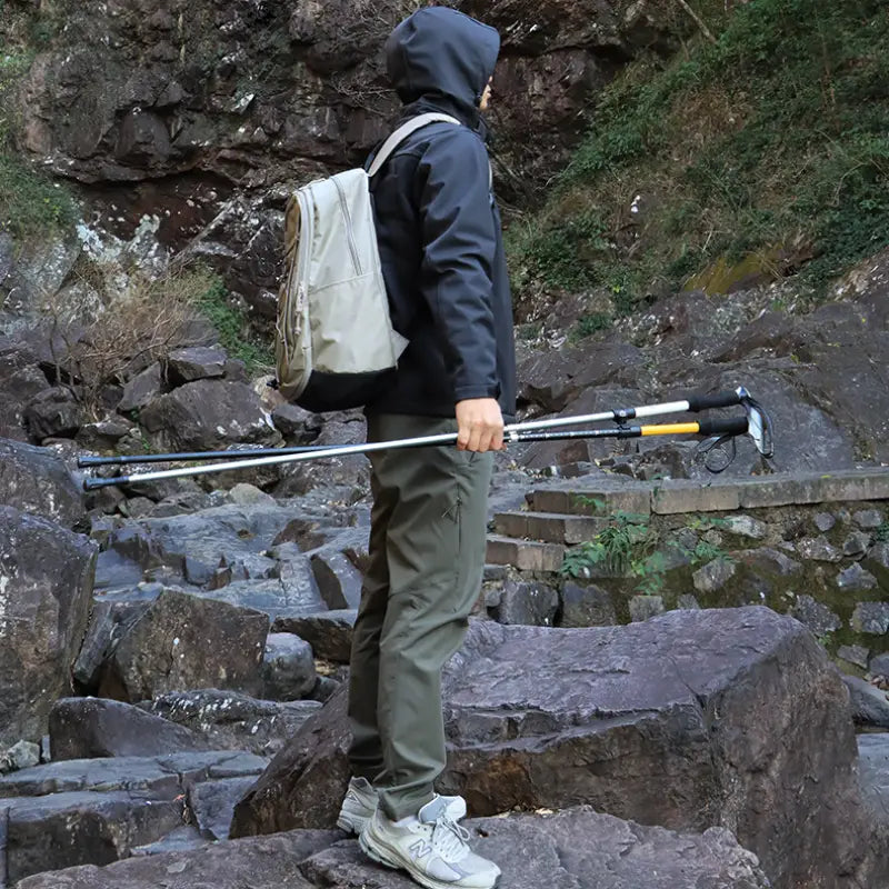 Faltbarer Aluminium-Wanderstock