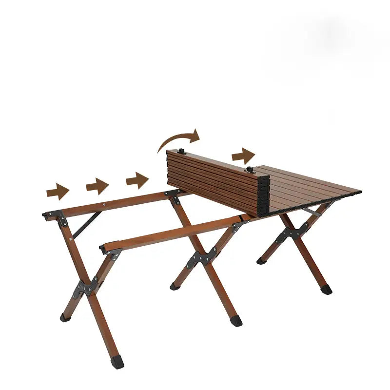 Aluminiumlegierung Eierrolltisch zum Falten