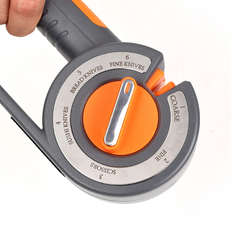 Diamant-Messerschärfer mit 6 Einstellstufen｜für verschiedene Haushaltsmesser