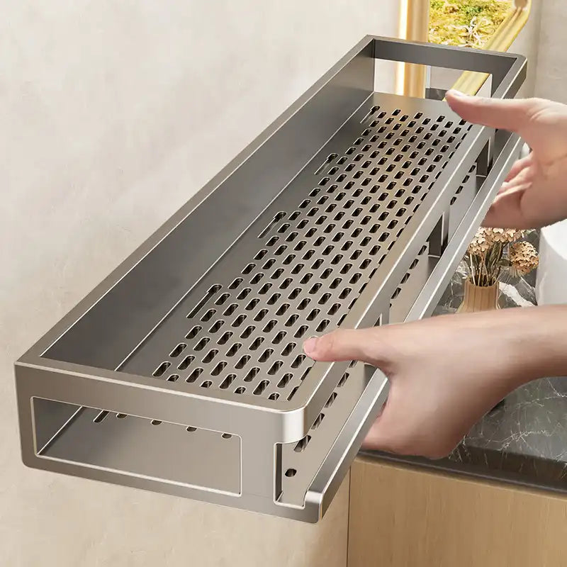 Wandhalterung ohne Bohren (mit 2 Ebenen & Haken)